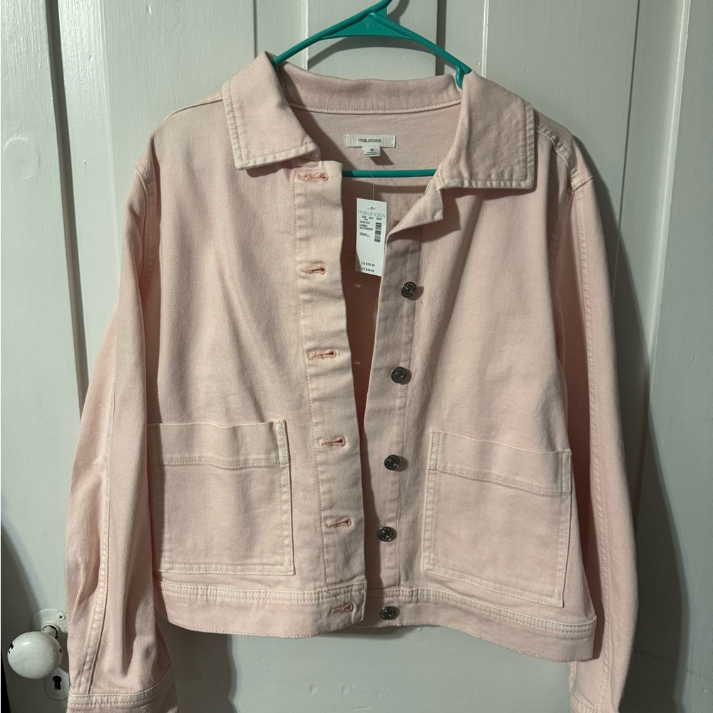 Maurice’s- Women's Light Pink Cotton Utility Jacket